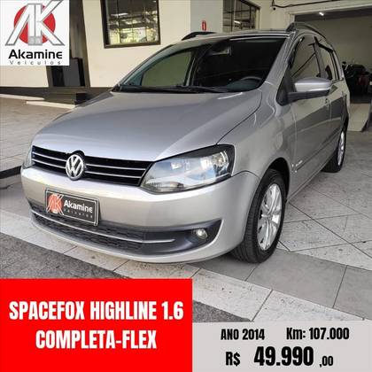 VOLKSWAGEN SPACEFOX 1.6 MI HIGHLINE 8V FLEX 4P MANUAL VOLKSWAGEN SPACEFOX 1.6 MI HIGHLINE 8V FLEX 4P MANUAL